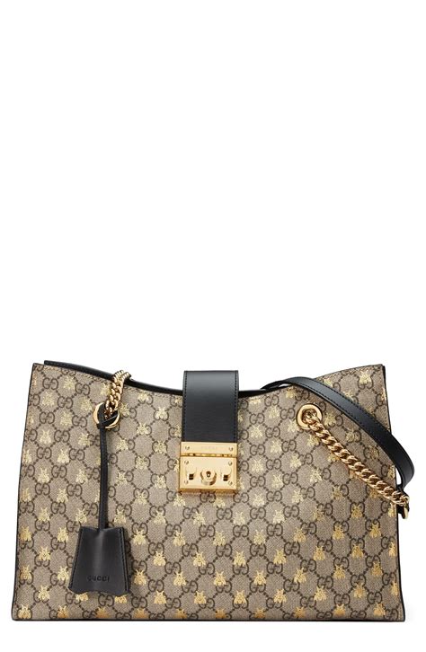 gucci bee padlock medium|Gucci Padlock medium shoulder bag.